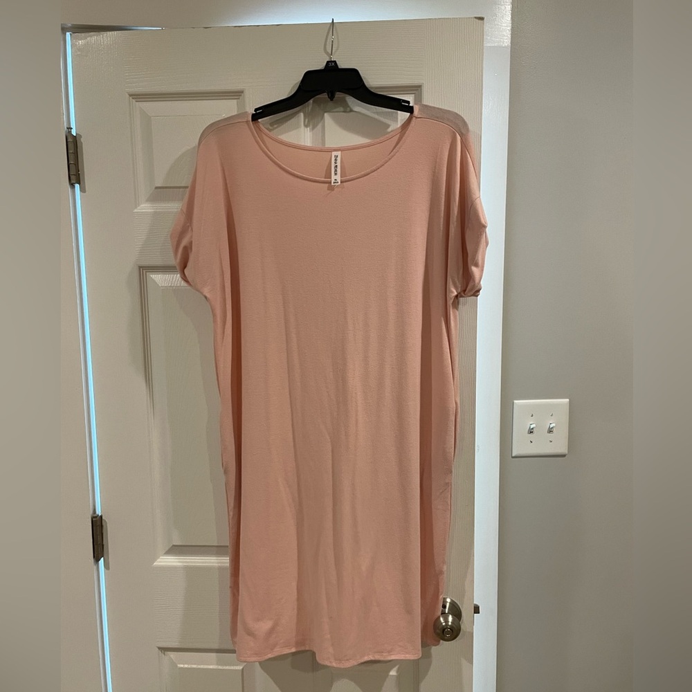 Peach dress